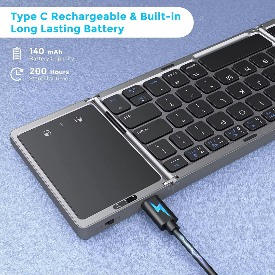 Mini Teclado Plegable PORTATIL !Llevalo a donde quieras!