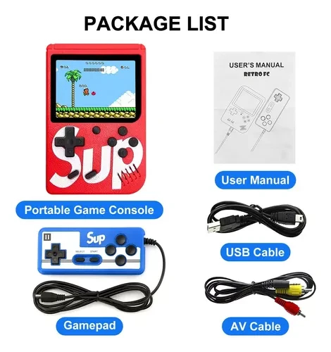 CONSOLA TIPO GAME BOY SUP CON CONTROL