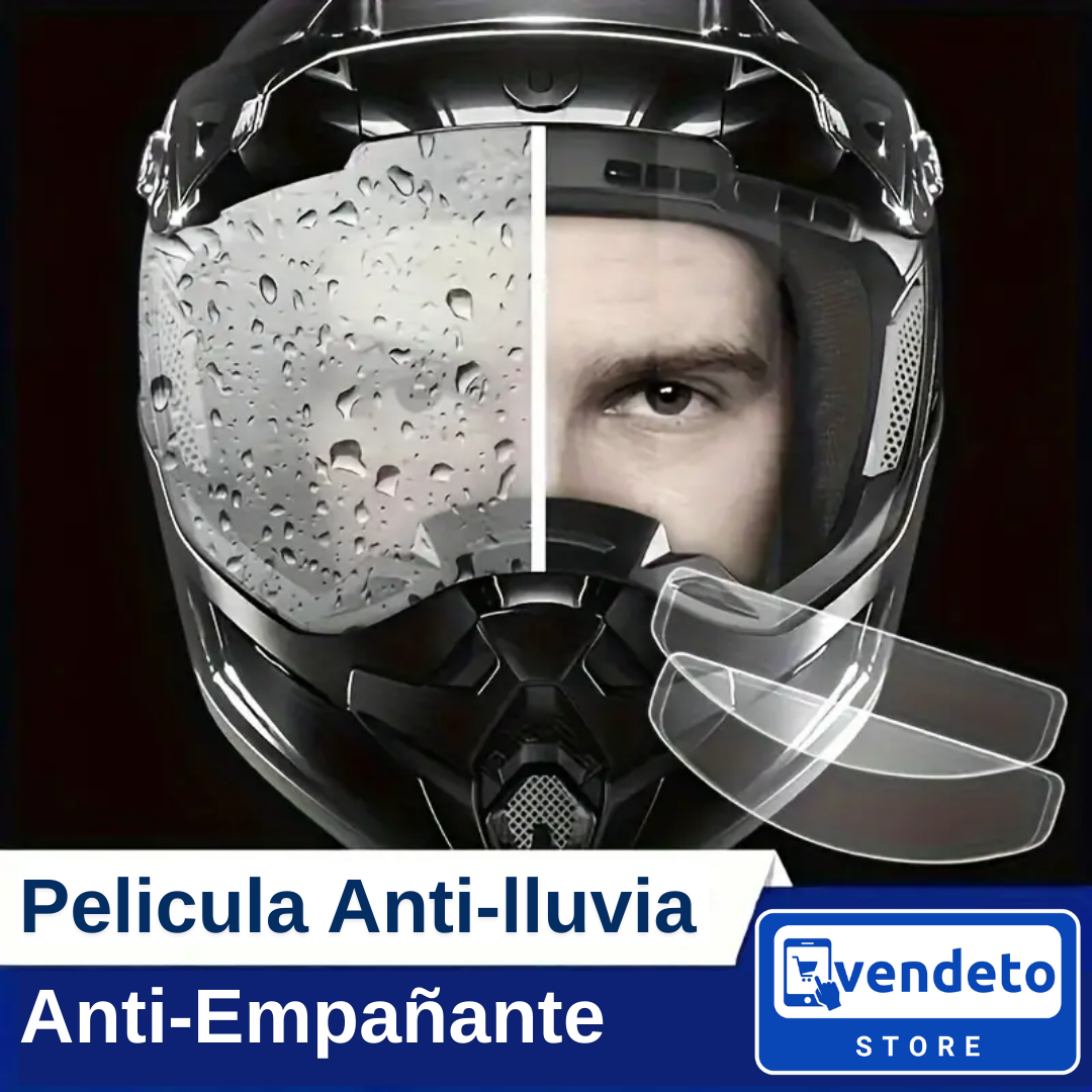 Pelicula Anti- Lluvia y Anti-Empañante Visor Moto