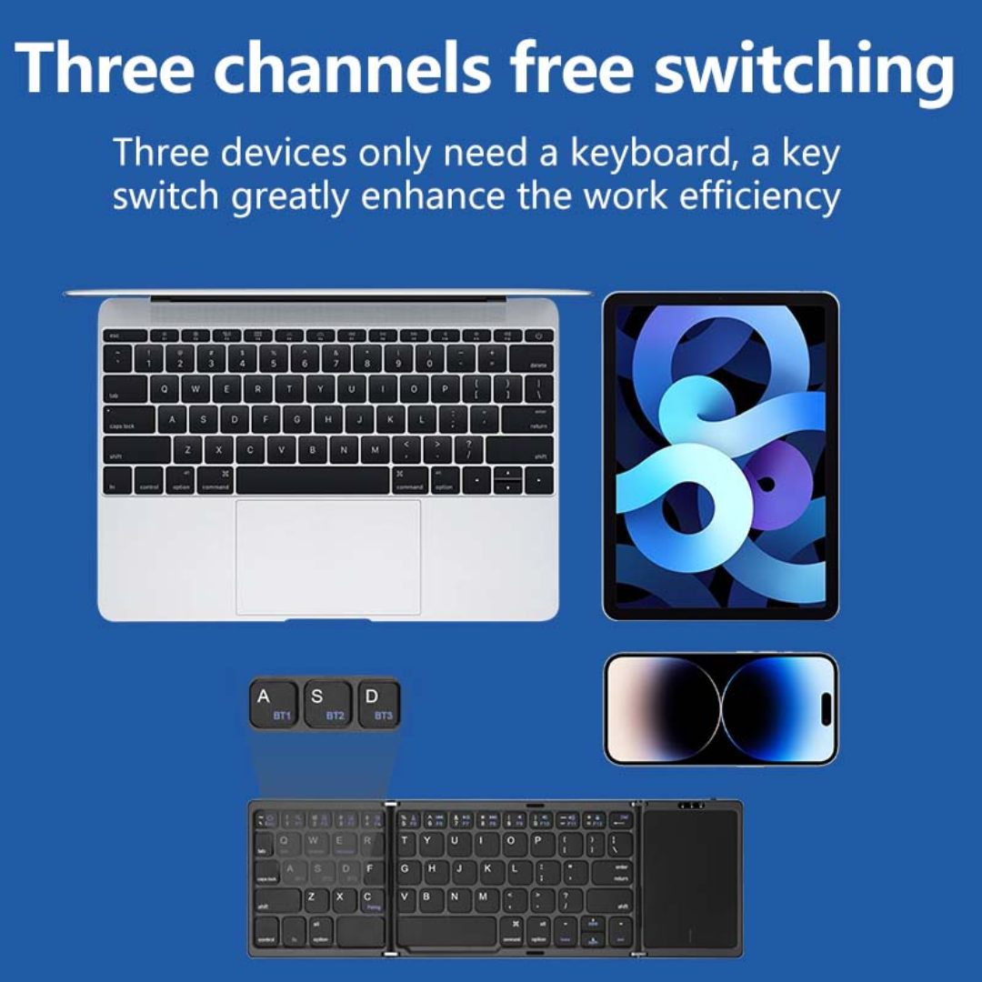 Mini Teclado Plegable PORTATIL !Llevalo a donde quieras!