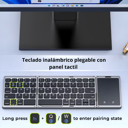 Mini Teclado Plegable PORTATIL !Llevalo a donde quieras!