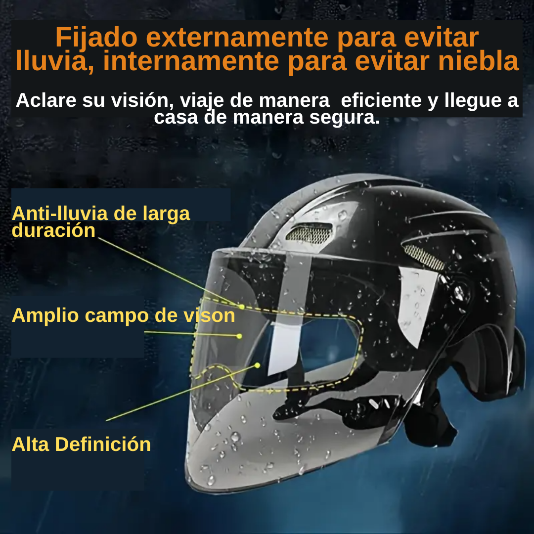 Pelicula Anti- Lluvia y Anti-Empañante Visor Moto