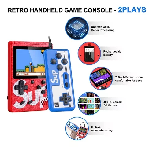 CONSOLA TIPO GAME BOY SUP CON CONTROL