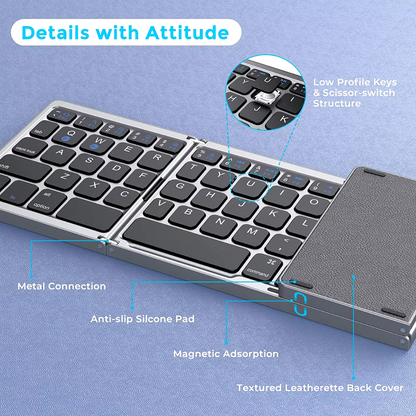 Mini Teclado Plegable PORTATIL !Llevalo a donde quieras!